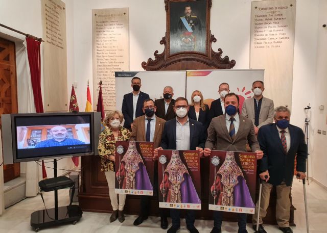 El cartel anunciador de la Semana Santa de Lorca 2021 tiene como protagonista al bordado lorquino