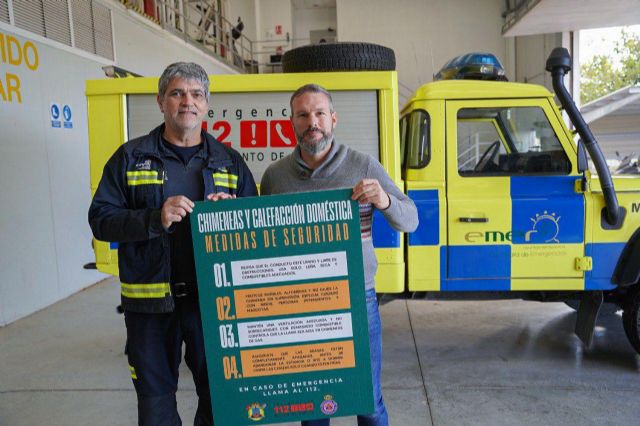 El Ayuntamiento de Lorca pone en marcha una campaña informativa sobre autoprotección en el uso de chimeneas y calefacción doméstica