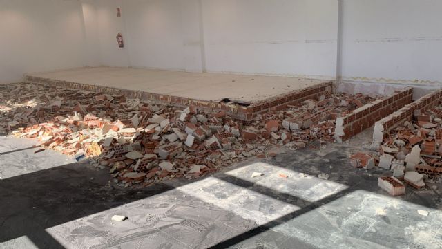 El Partido Popular y VOX derriban la sala de ensayos de la Banda Municipal de Lorca a escondidas