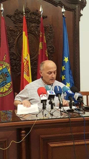 Antonio Meca durante la rueda de prensa
