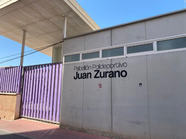 El PSOE de Lorca propone la apertura en horario de tarde del Pabellón Polideportivo Juan Zurano para ampliar el espacio de entrenamiento de los clubes lorquinos