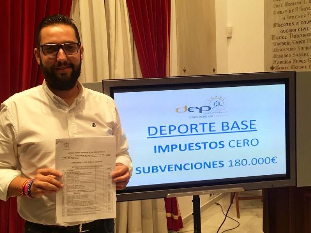 El deporte de base lorquino no tendrá que pagar ningún precio público por la utilización de las instalaciones deportivas