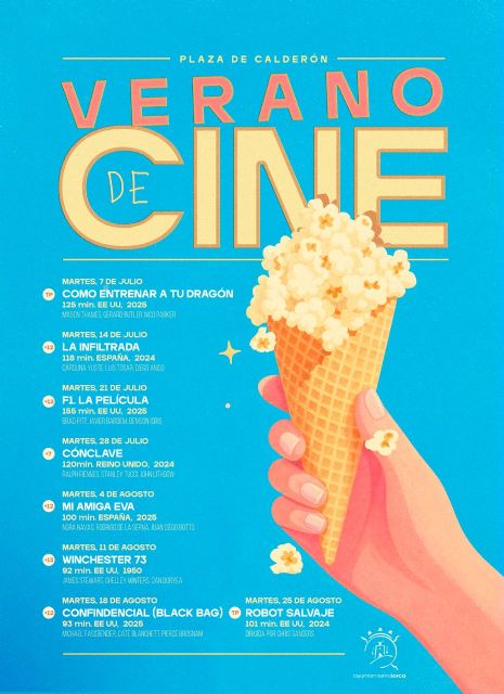 Regresa elcinedeveranoa Lorca con proyecciones gratuitas, al aire libre y para todos los públicos