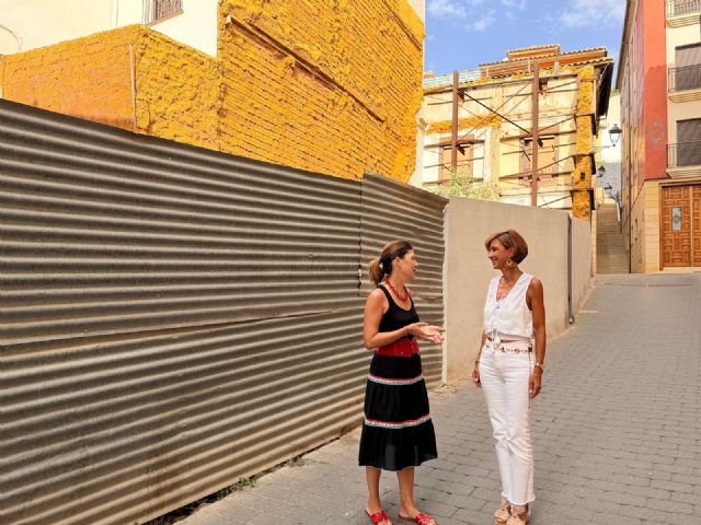 El Ayuntamiento de Lorca avanza en la reconstrucción y la rehabilitación de inmuebles en el casco histórico con la adquisición de tres fincas