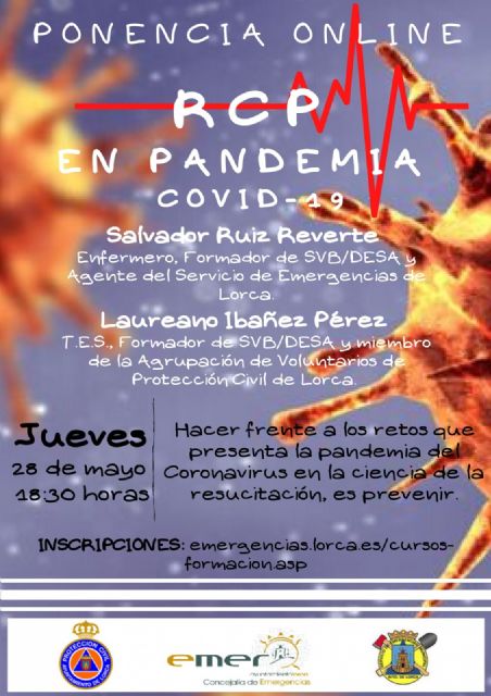 I Seminario de formación online de Reanimación Cardiopulmonar para evitar el contagio por coronavirus