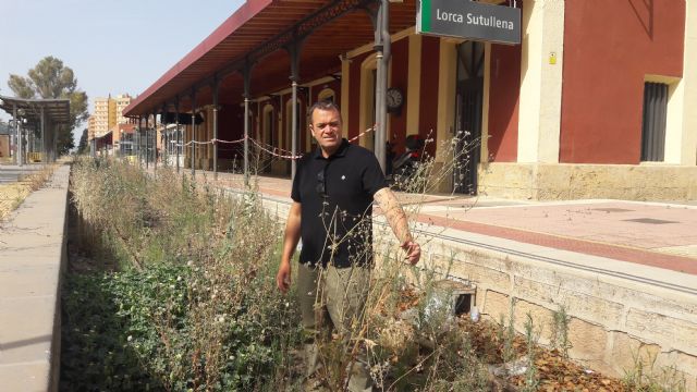 El PP exige que el Ministerio de Fomento asuma el pago del gasto que le supone al Ayuntamiento la limpieza, desbroce y fumigación de las vías del tren