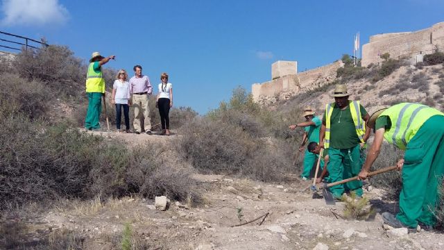 50 peones agrícolas contratados a través del Plan General de Empleo plantan más de 4.015 nuevos árboles en las proximidades de la Sierra del Caño