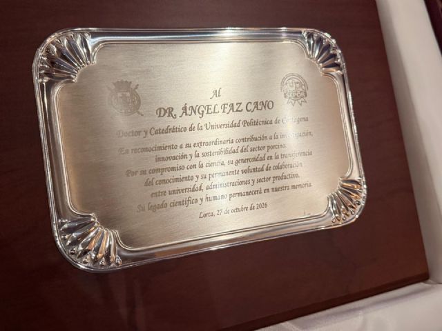 SEPOR reconoce la extraordinaria contribución del Dr. Ángel Faz a la transformación ecológica y tecnológica de la ganadería porcina de la Región de Murcia y de Espa&ntilde;a