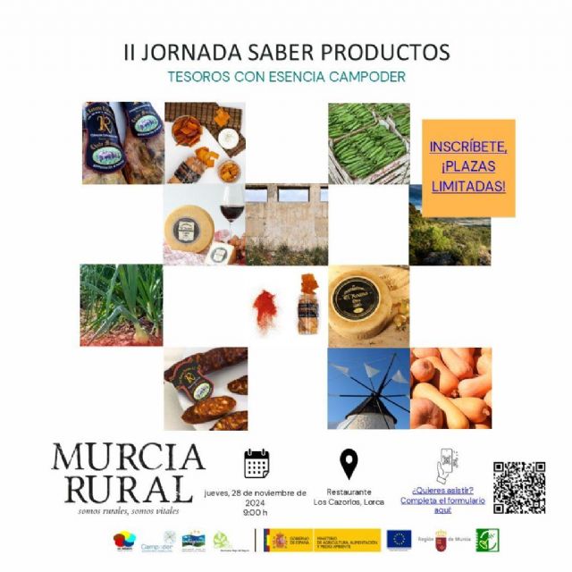 Lorca acogerá la jornada 'Saber Productos' para dar visibilidad a los productos agrícolas de calidad del municipio