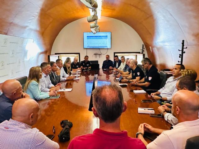 El alcalde coordina un 'operativo especial de respuesta' ante la activación por parte de AEMET de la alerta naranja en Lorca por lluvias y tormentas previsto para este lunes 29 de septiembre