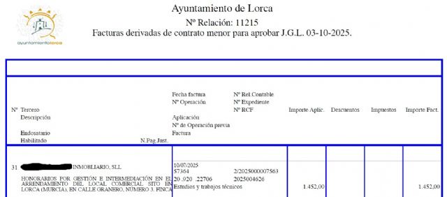 'El PP y VOX llevan meses pagando 1.452 euros del alquiler para la nueva sala de estudio de la C/Granero y aún no han movido un dedo'