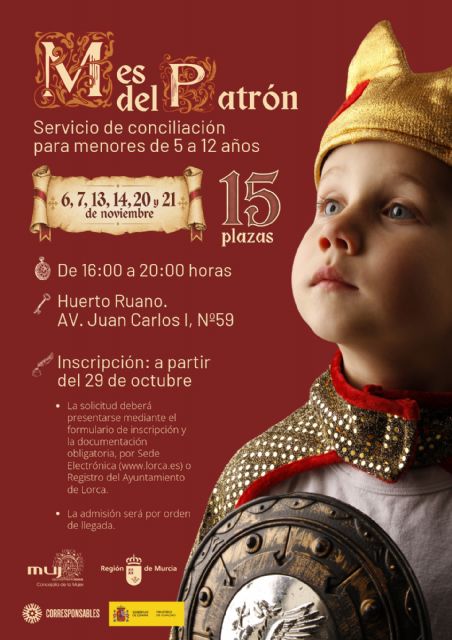 El Palacete de Huerto Ruano acogerá un servicio de conciliación para menores de 5 a 12 a&ntilde;os durante los fines de semana del mes del patrón