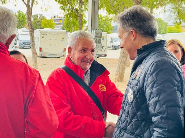 Lorca dedica su área de autocaravanas a Juan Rafael Miñarro López, expresidente de la Asociación Autocaravanista de la Región de Murcia