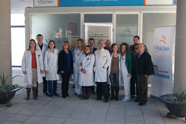 Ayer se inauguró la consulta asistencial para pacientes con dolencias respiratorias en el Hospital Rafael Méndez de Lorca