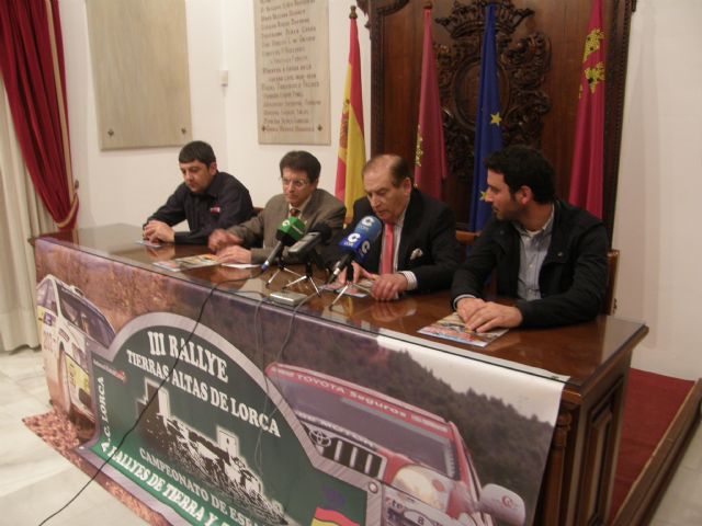97 vehículos participarán en el III Rallye Tierras Altas de Lorca que se celebrará este fin de semana en el municipio