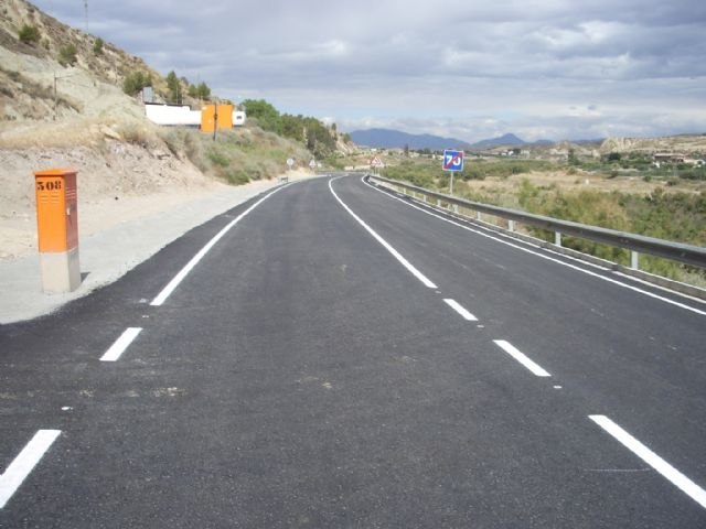 La Comunidad amplía a 172 kilómetros las mejoras de la red de carreteras de Lorca