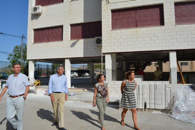 La Consejería de Educación construye una nueva biblioteca para el colegio público Villaespesa de la pedanía lorquina de Tercia