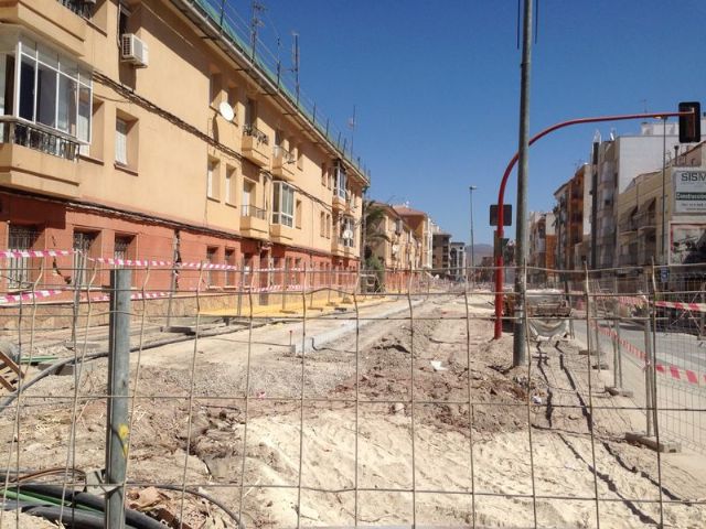 UPyD Lorca denuncia las 'innumerables obras' que sufren desde hace meses los ciudadanos del municipio