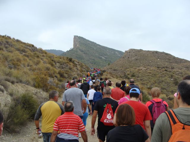 340 personas ascienden hasta el Cejo con la Ruta Senderista de los Juegos Deportivos del Guadalentín