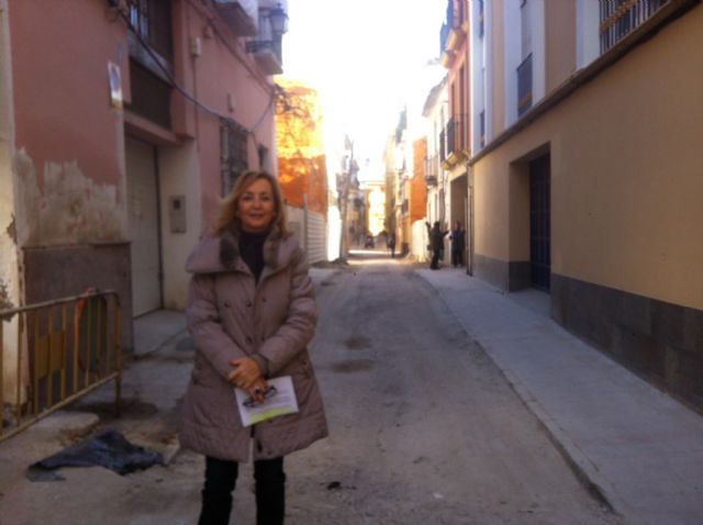 La Concejalía de Empleo del Ayuntamiento de Lorca inicia la remodelación de la Calle Rubira