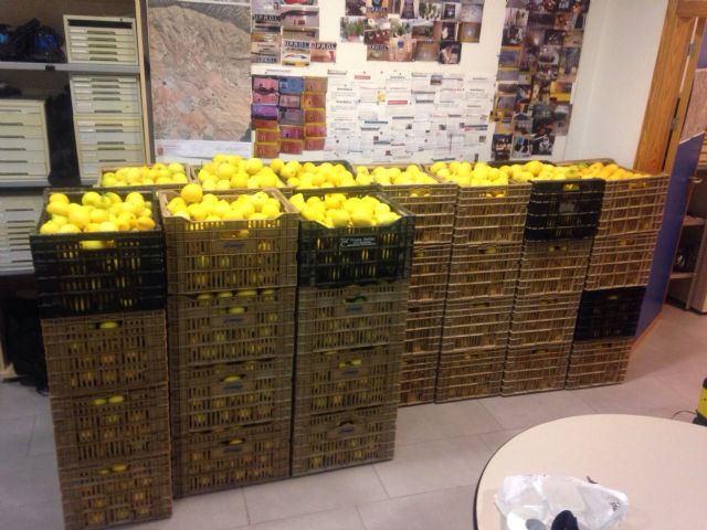 La Policía Local recupera una tonelada de limones