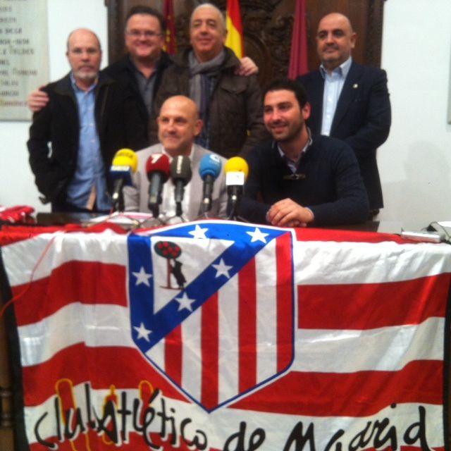 El presidente del Atlético de Madrid inaugura el día 30 la sede de la Peña Atlética 'Castillo de Lorca'