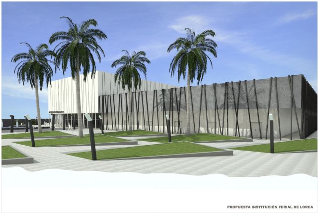 La primera fase del Centro de Congresos y Ferias de Lorca podrá acoger al mismo tiempo a más de 13.600 personas