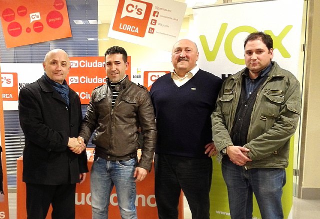 Encuentro entre VOX y Ciudadanos C´S en la ciudad de Lorca