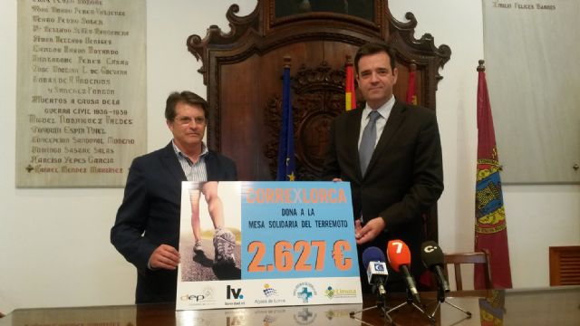 La carrera 'Corre x Lorca' recauda 2.627 € para la Mesa Solidaria a favor de los afectados por las catástrofes