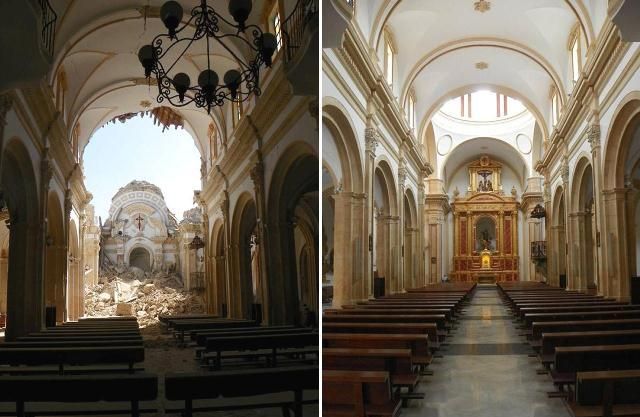 Mons. Rouco bendice la iglesia de Santiago Apóstol de Lorca este viernes