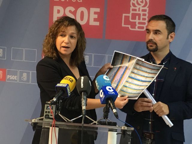 El PSOE da a conocer sus enmiendas a los presupuestos regionales 'de gran interés e incidencia positiva para Lorca'