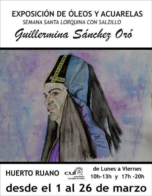 A partir de este lunes, 1 de marzo, se recuperarán las exposiciones en el Palacete Huerto Ruano de Lorca