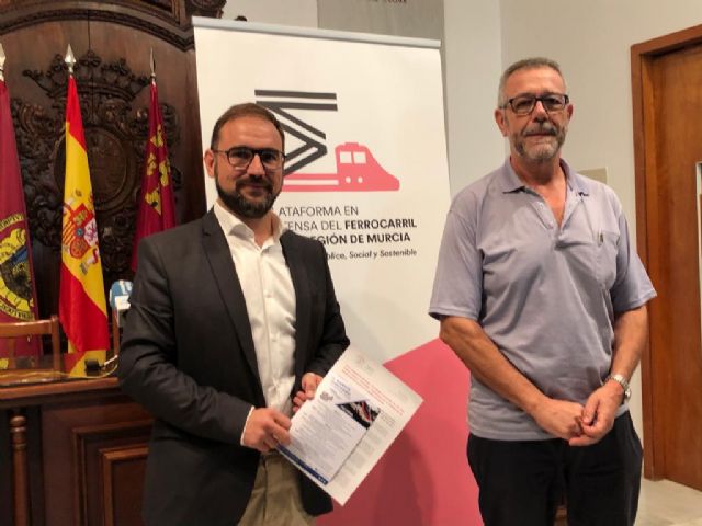Lorca acogerá las jornadas 'El Sudeste Ferroviario. Por un Tren Público, Social y Sostenible' organizadas por la Plataforma en Defensa del Ferrocarril de la Región de Murcia