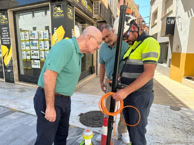 Aguas de Lorca intensifica las labores de inspección del alcantarillado de la ciudad para verificar su estado