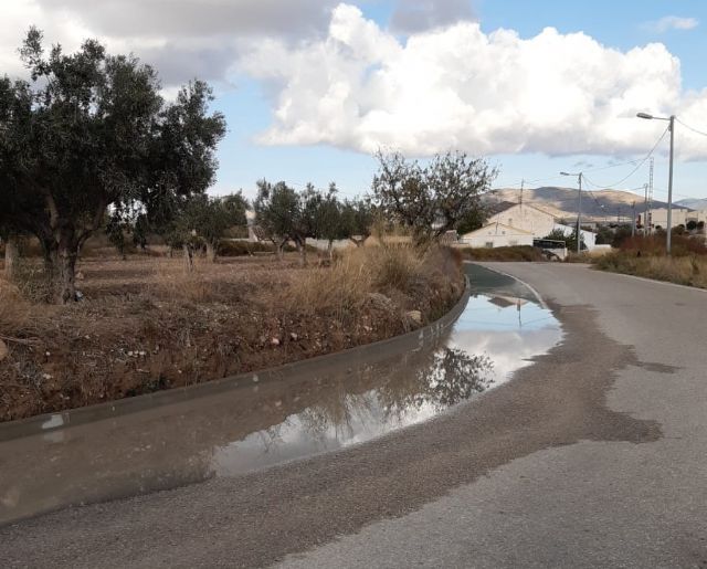 IU-Verdes denuncia que la vía verde de Zarcilla de Ramos se inunda pocos días después de que el acalde anuncie su 'remodelación'