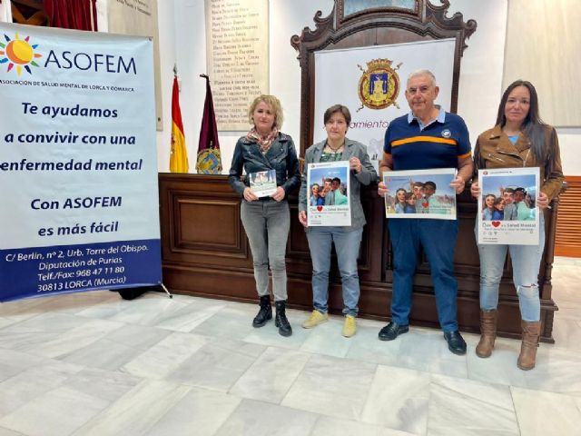 El Ayuntamiento de Lorca y ASOFEM colaboran en la programación de actividades para conmemorar el Día Mundial de la Salud Mental