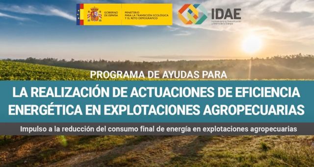 El Ayuntamiento de Lorca informa de la puesta en marcha de la convocatoria de ayudas para la eficiencia energética en explotaciones agropecuarias