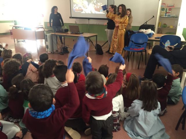 Más de 600 niños de siete colegios lorquinos han disfrutado ya de las actividades de promoción de la Semana Santa organizadas por GuiAzul