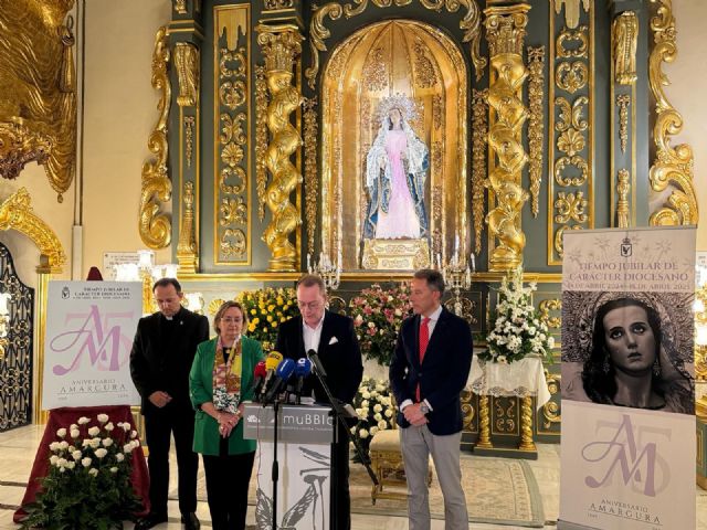 Tiempo Jubilar para celebrar el 75 aniversario de la llegada de la Virgen de la Amargura a Lorca