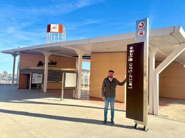 El edificio de la antigua estación de San Diego podría albergar el nuevo ´Espacio Joven´ de Lorca