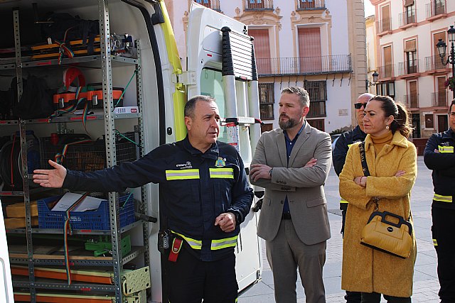 Lorca recuerda ´el antes y el después´ del terremoto con la visita a la ciudad de la dirección general de Emergencias