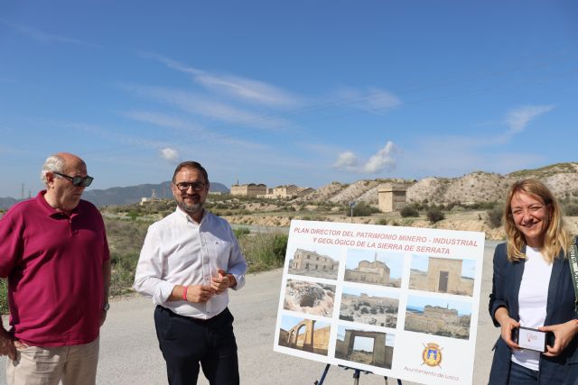 El Ayuntamiento de Lorca presenta el Plan director del Patrimonio Minero- Industrial y Geológico de la Sierra de Serrata para trabajar en la protección y puesta en valor del Coto Minero