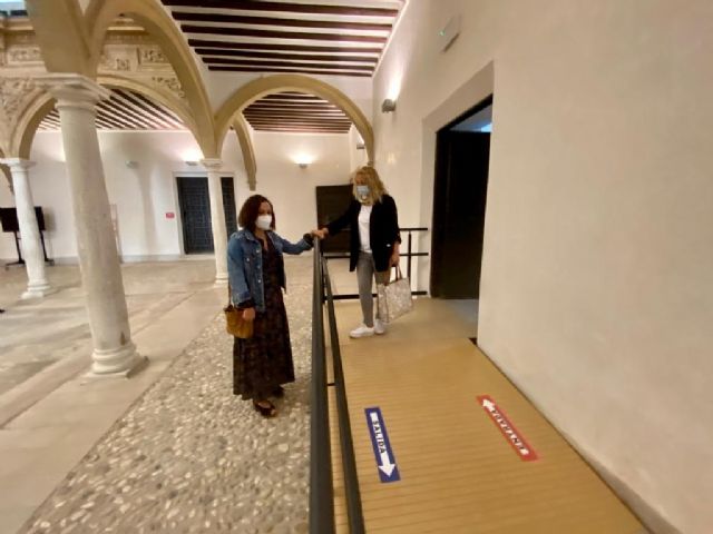 El Ayuntamiento de Lorca lleva a cabo trabajos en el interior del Palacio de Guevara