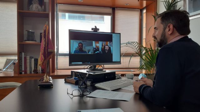 El alcalde de Lorca mantiene una videoconferencia con el cónsul de Marruecos en la Región