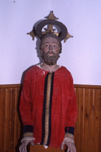 La 'Mesa de los Apóstoles' del Paso Morado de Lorca podría recuperar la imagen de San Felipe de Nicolás Salzillo
