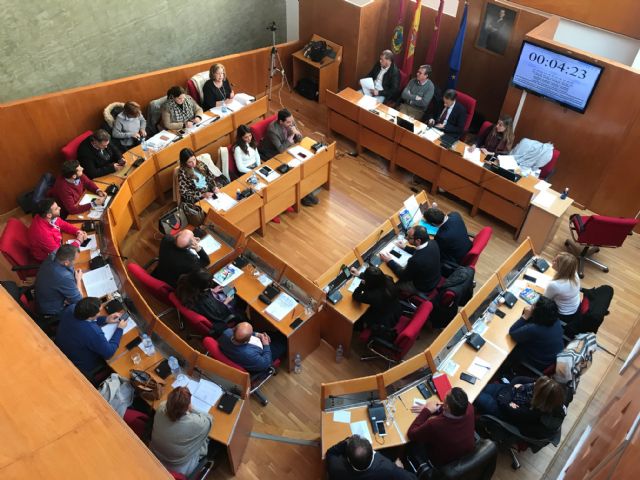 Balance de votaciones del Pleno Extraordinario del Ayuntamiento de Lorca 14/12/2018
