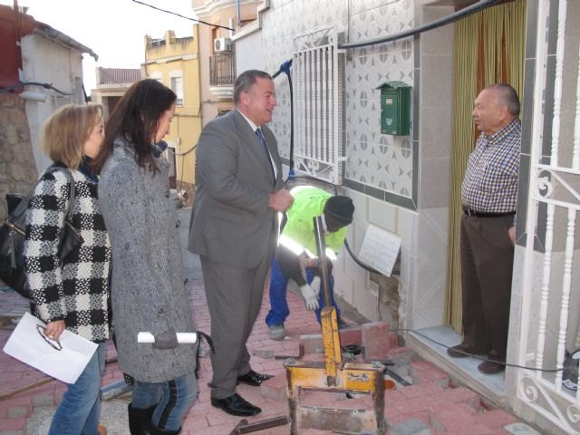 Las obras de renovación urbana integral del barrio lorquino de San Pedro 'avanzan a buen ritmo'
