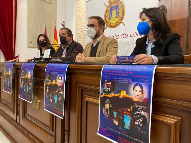 El Ayuntamiento de Lorca colabora con Adespolorca en la organización de I Concierto Solidario para recaudar fondos para las familias más necesitadas