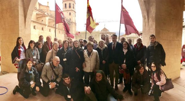 Lorca acoge durante toda la jornada de hoy la visita de 100 guías oficiales de turismo que participan en el II Encuentro Nacional
