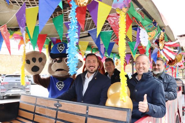 'El Tren del Comercio' vuelve a Lorca para celebrar Carnaval e incentivar las compras en los comercios lorquinos